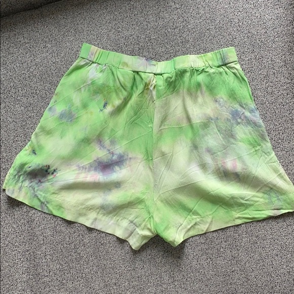 & Other Stories High-Waisted Tie Dye Shorts - Sz.2 - Picture 5 of 12